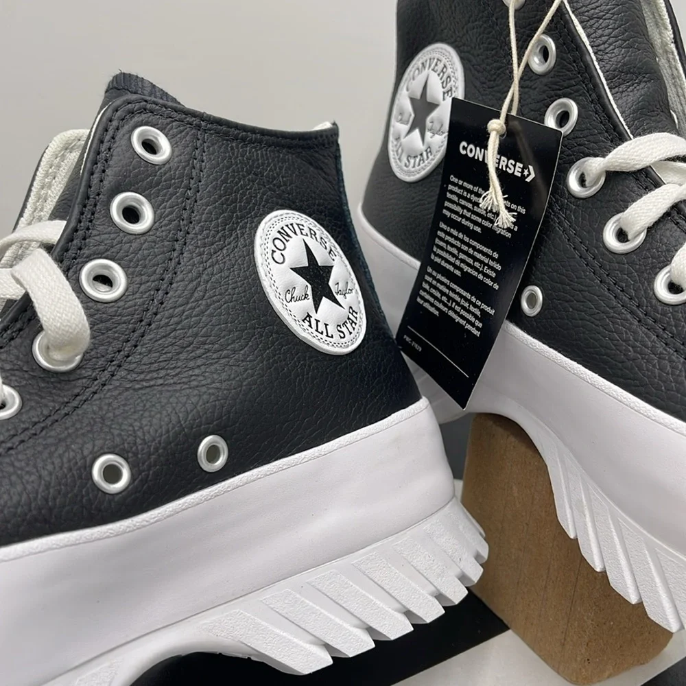 Converse WMNS CTAS LUGGED 2.0 HI BLACK/EGRET/WHITE A03704C Paltforms Sn…